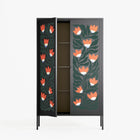 Blooming Folk Garden - Cabinet - Sandra Hutter  - Antracite - Overlay Metal