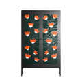 Blooming Folk Garden - Cabinet - Sandra Hutter  - Antracite - Overlay Metal