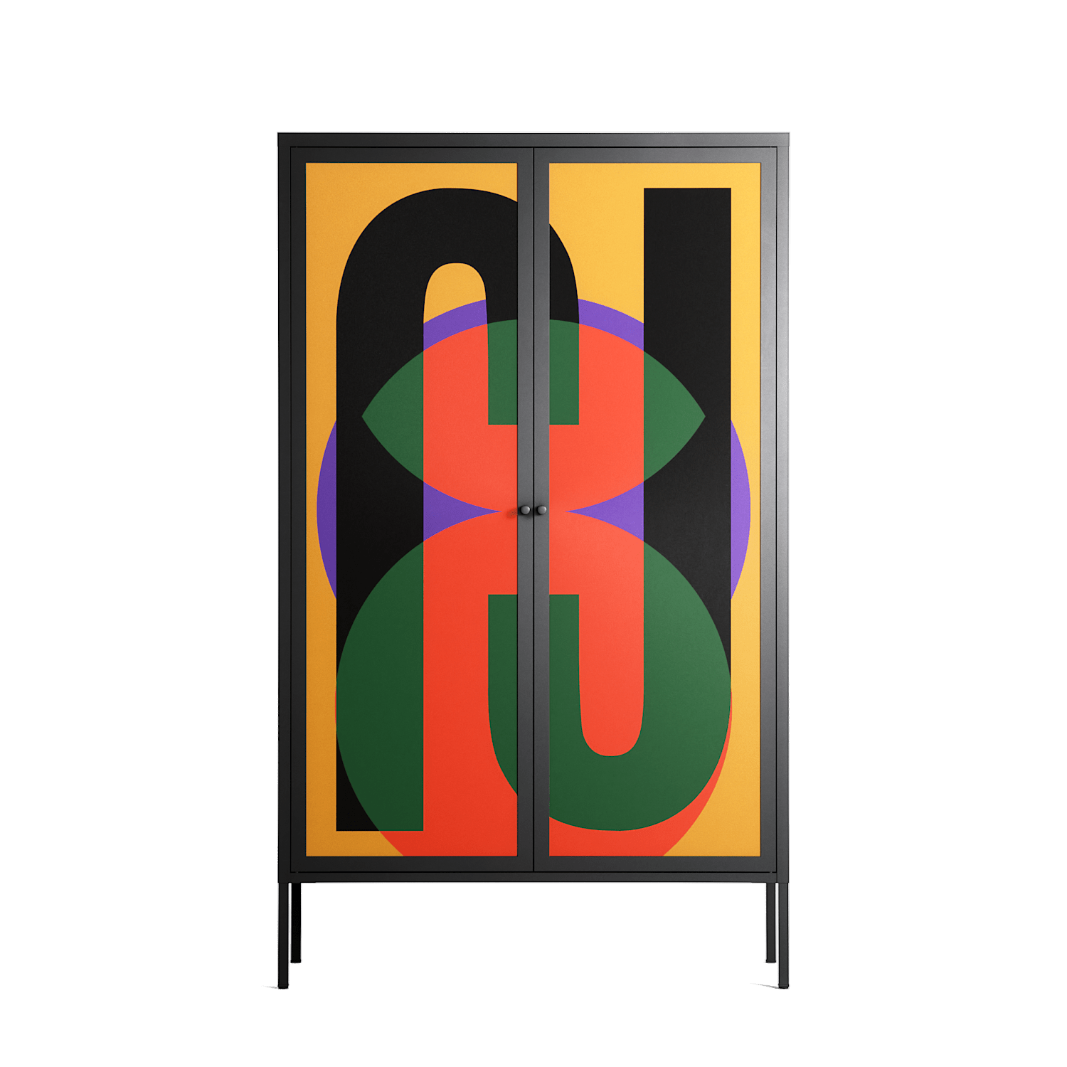 JJ - Cabinet - Oluwaseyi Samuel Adebayo - Antracite - Overlay Metal