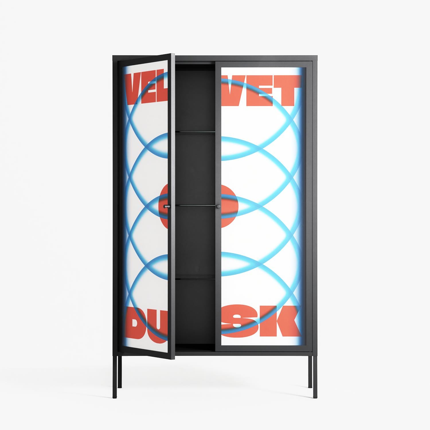 Velvet Dusk - Cabinet - Oluwaseyi Samuel Adebayo - Antracite - Overlay Metal