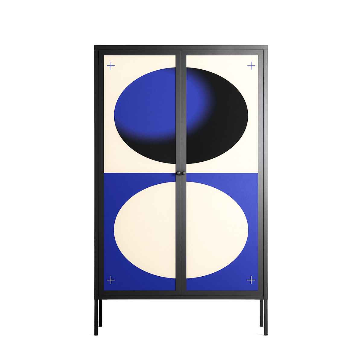 Entrance - Cabinet - Oluwaseyi Samuel Adebayo - Antracite - Overlay Metal