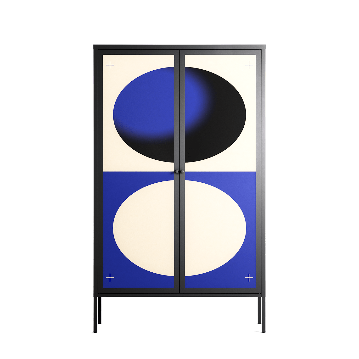 Entrance - Cabinet - Oluwaseyi Samuel Adebayo - Antracite - Overlay Metal