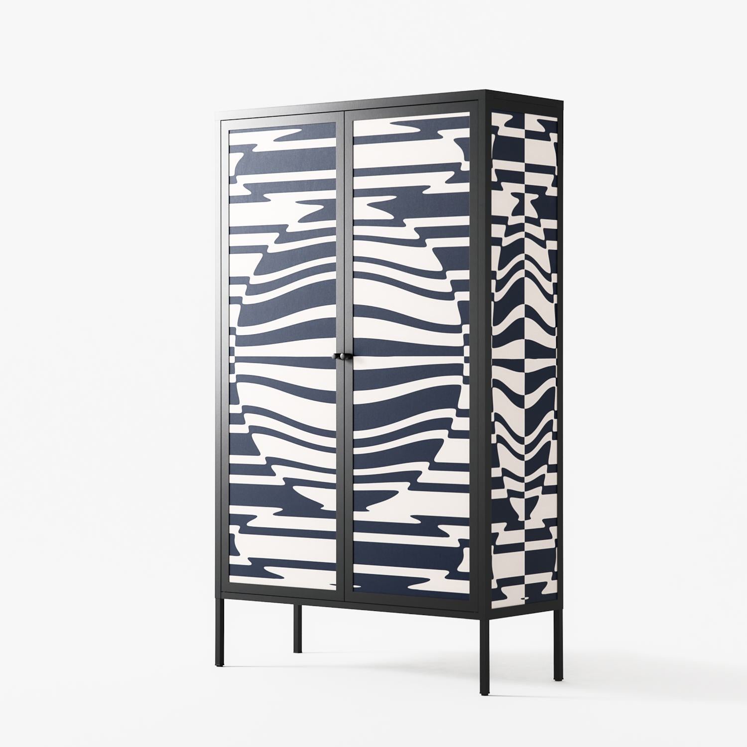 Wave Lens - Cabinet - Oluwaseyi Samuel Adebayo - Antracite - Overlay Metal