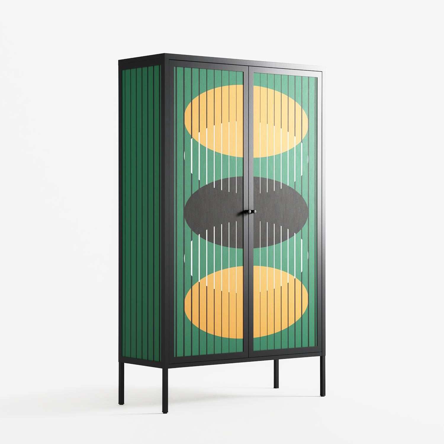 Soul Split - Cabinet - Oluwaseyi Samuel Adebayo - Antracite - Overlay Metal