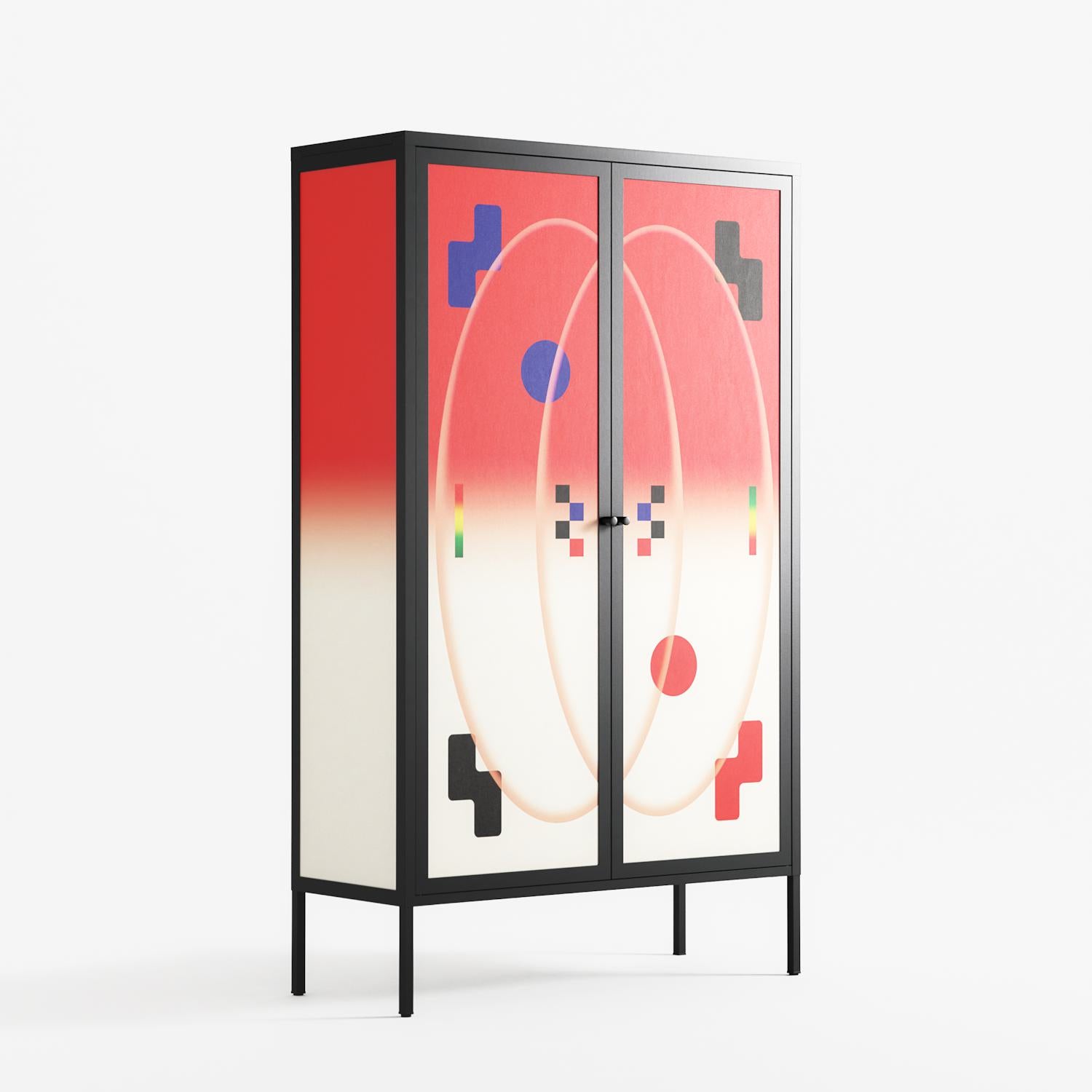 Parallel Mirage - Cabinet - Oluwaseyi Samuel Adebayo  - Antracite - Overlay Metal