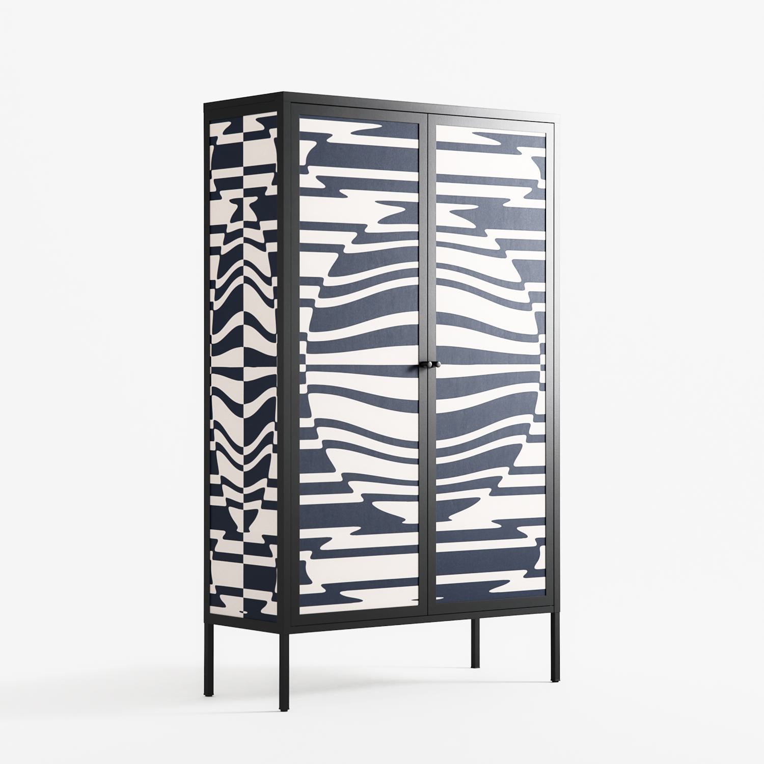 Wave Lens - Cabinet - Oluwaseyi Samuel Adebayo - Antracite - Overlay Metal