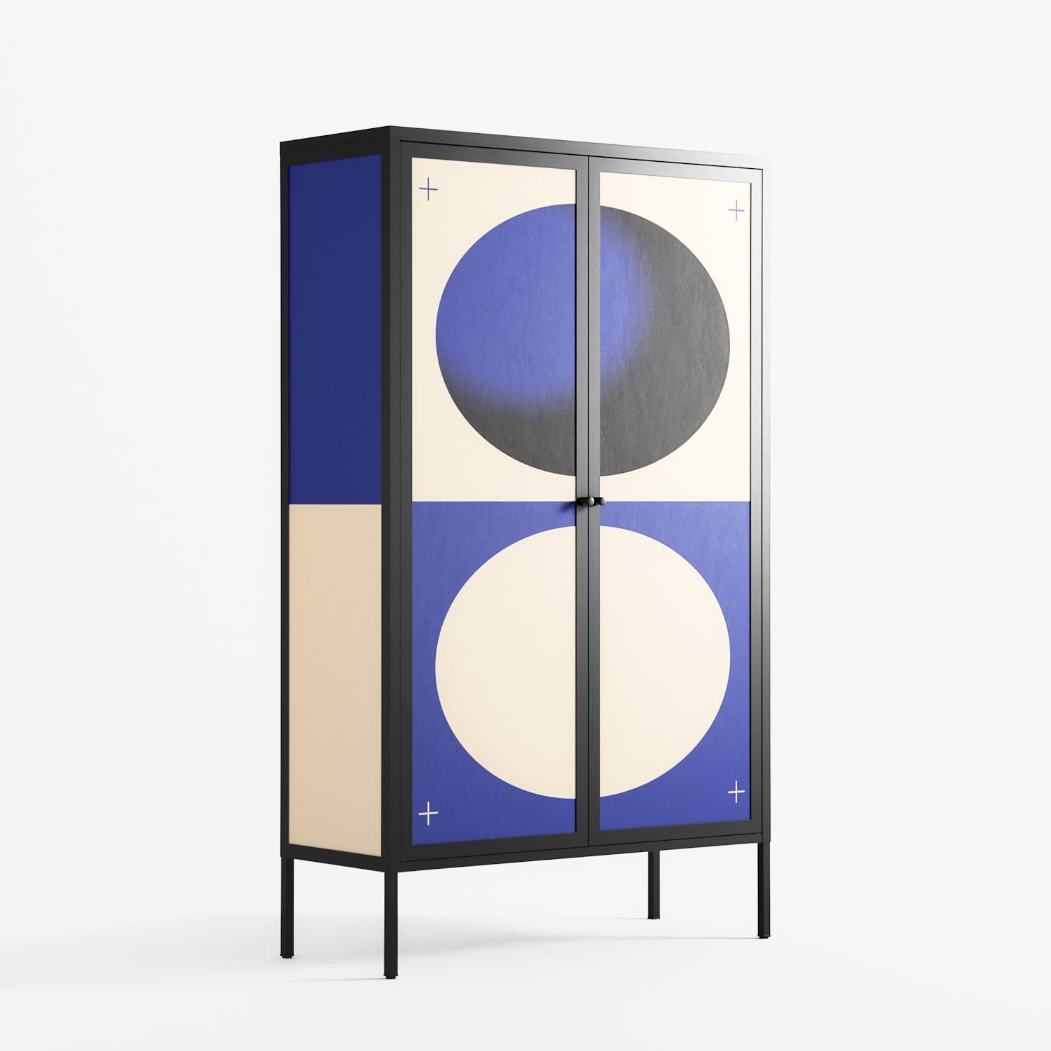 Entrance - Cabinet - Oluwaseyi Samuel Adebayo - Antracite - Overlay Metal