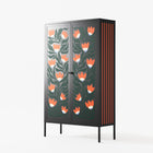 Blooming Folk Garden - Cabinet - Sandra Hutter  - Antracite - Overlay Metal