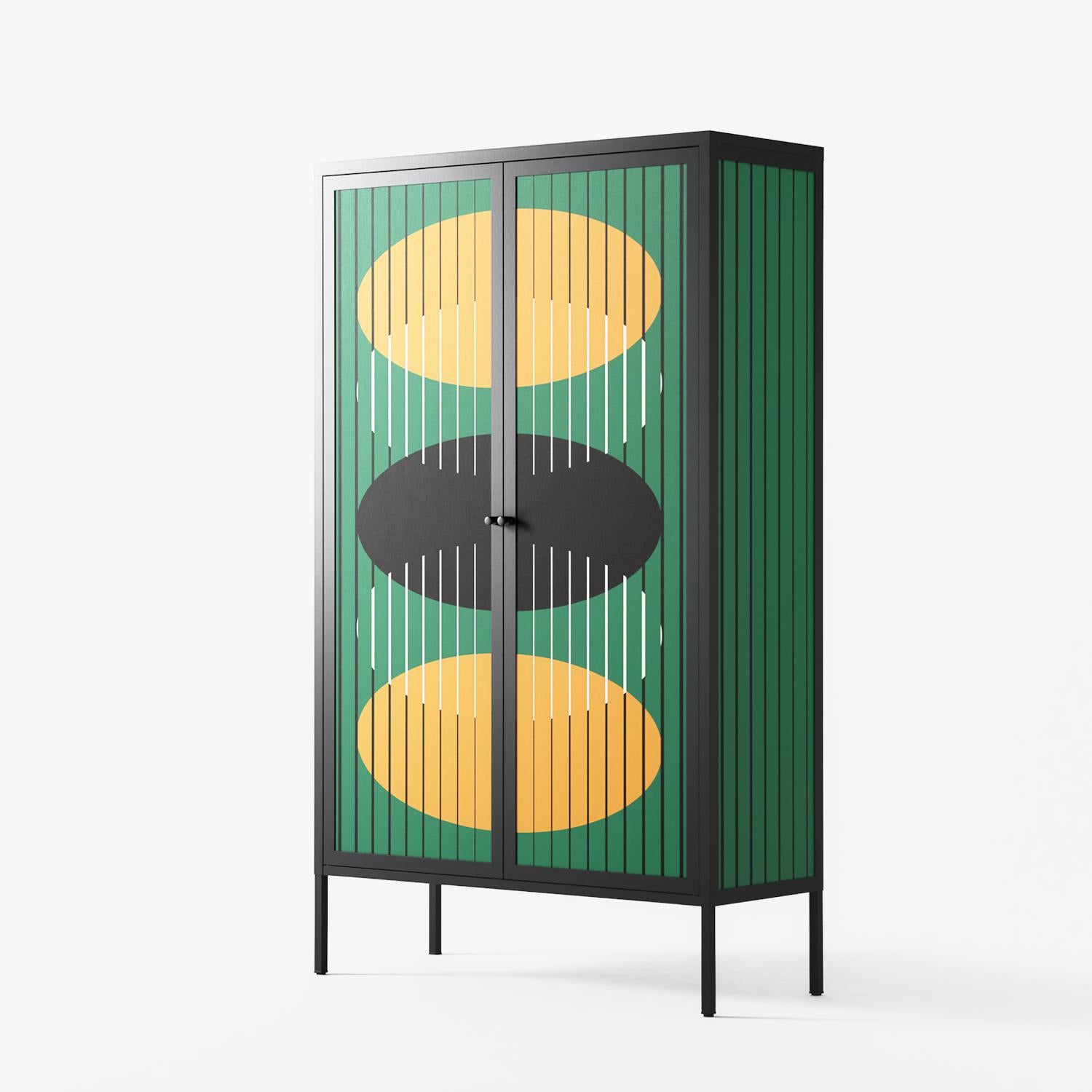 Soul Split - Cabinet - Oluwaseyi Samuel Adebayo - Antracite - Overlay Metal