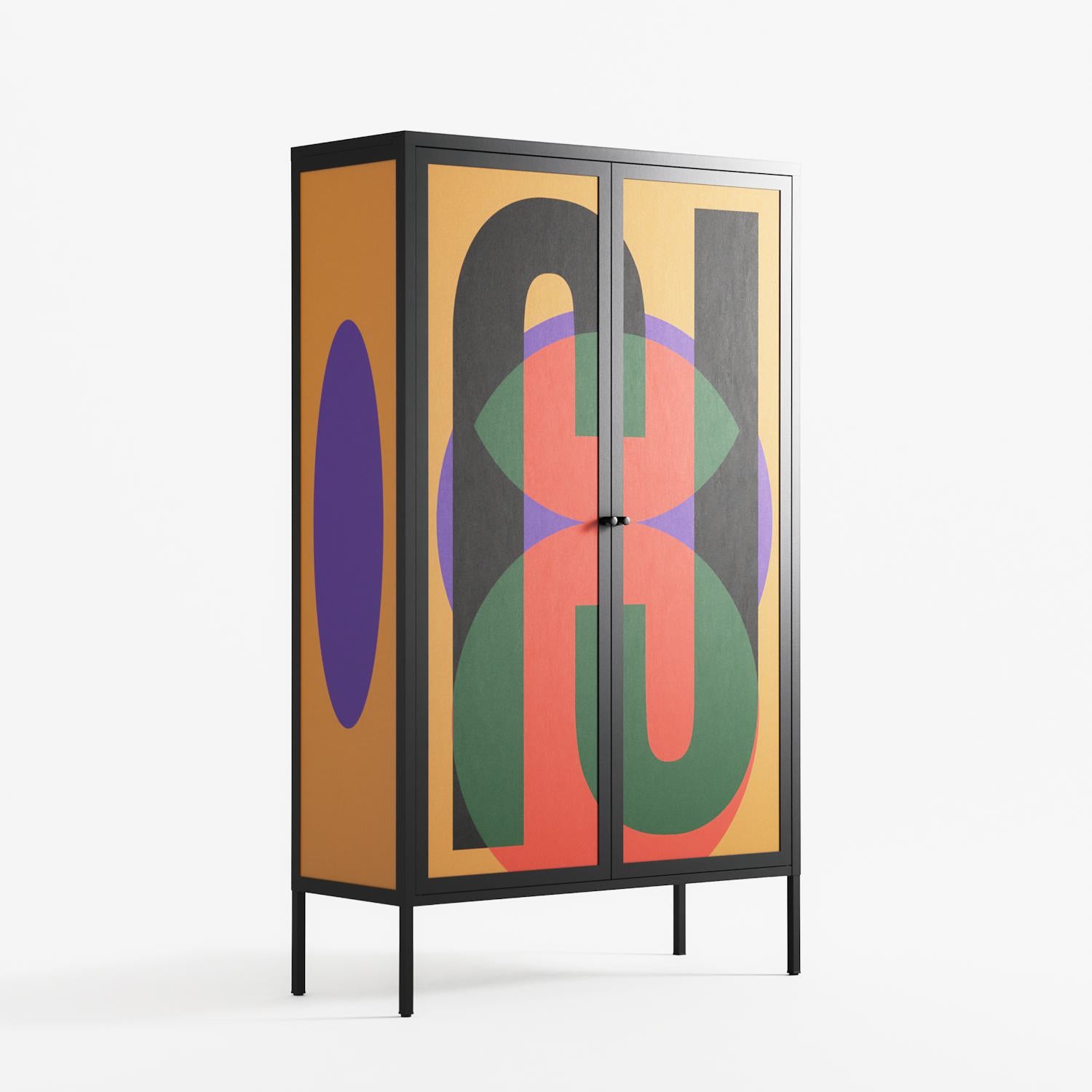 JJ - Cabinet - Oluwaseyi Samuel Adebayo - Antracite - Overlay Metal