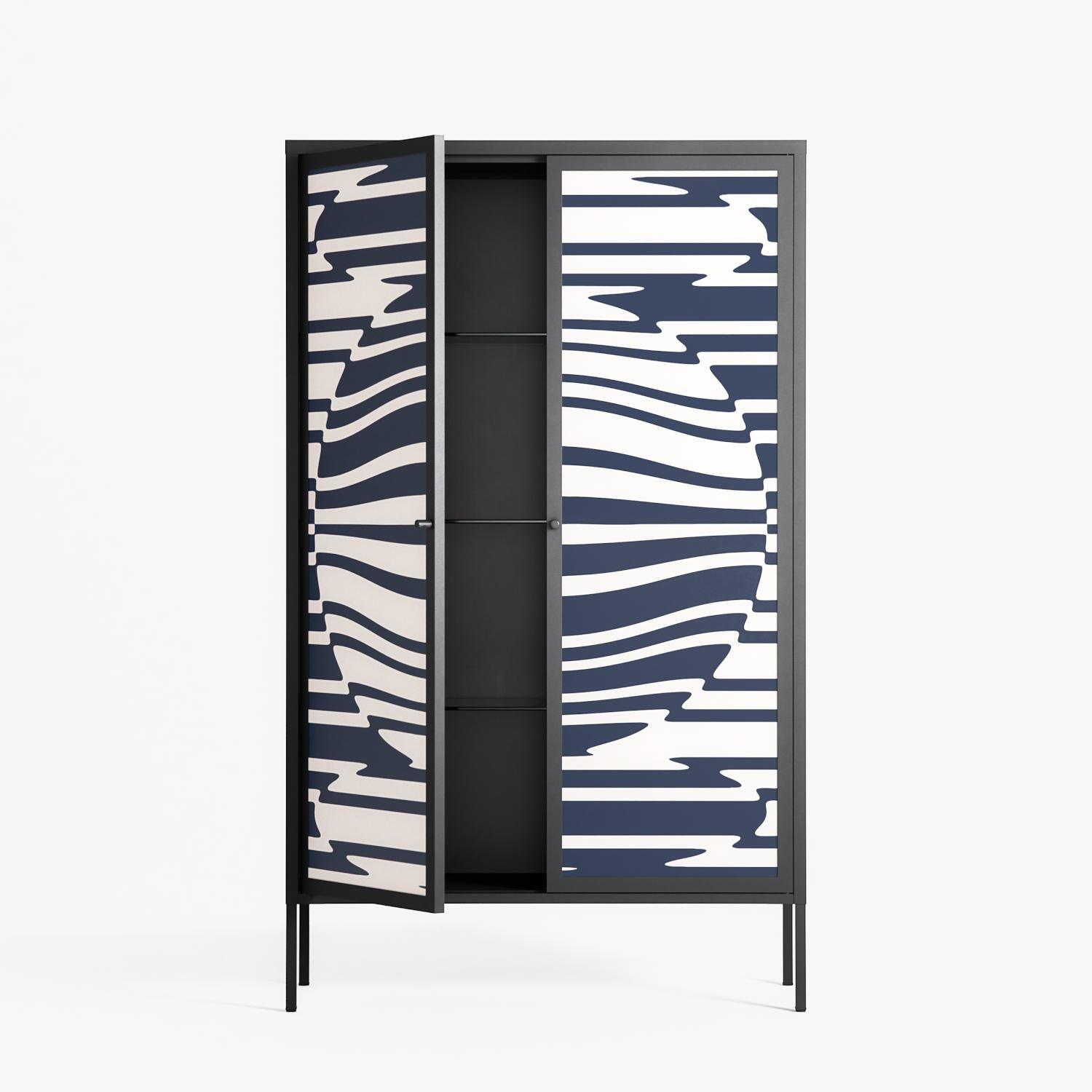 Wave Lens - Cabinet - Oluwaseyi Samuel Adebayo - Antracite - Overlay Metal