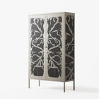 Black Potted Plant - Cabinet - Konrad Blaszczyk - Pebble - Overlay Metal