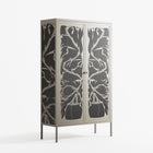 Black Potted Plant - Cabinet - Konrad Blaszczyk - Pebble - Overlay Metal