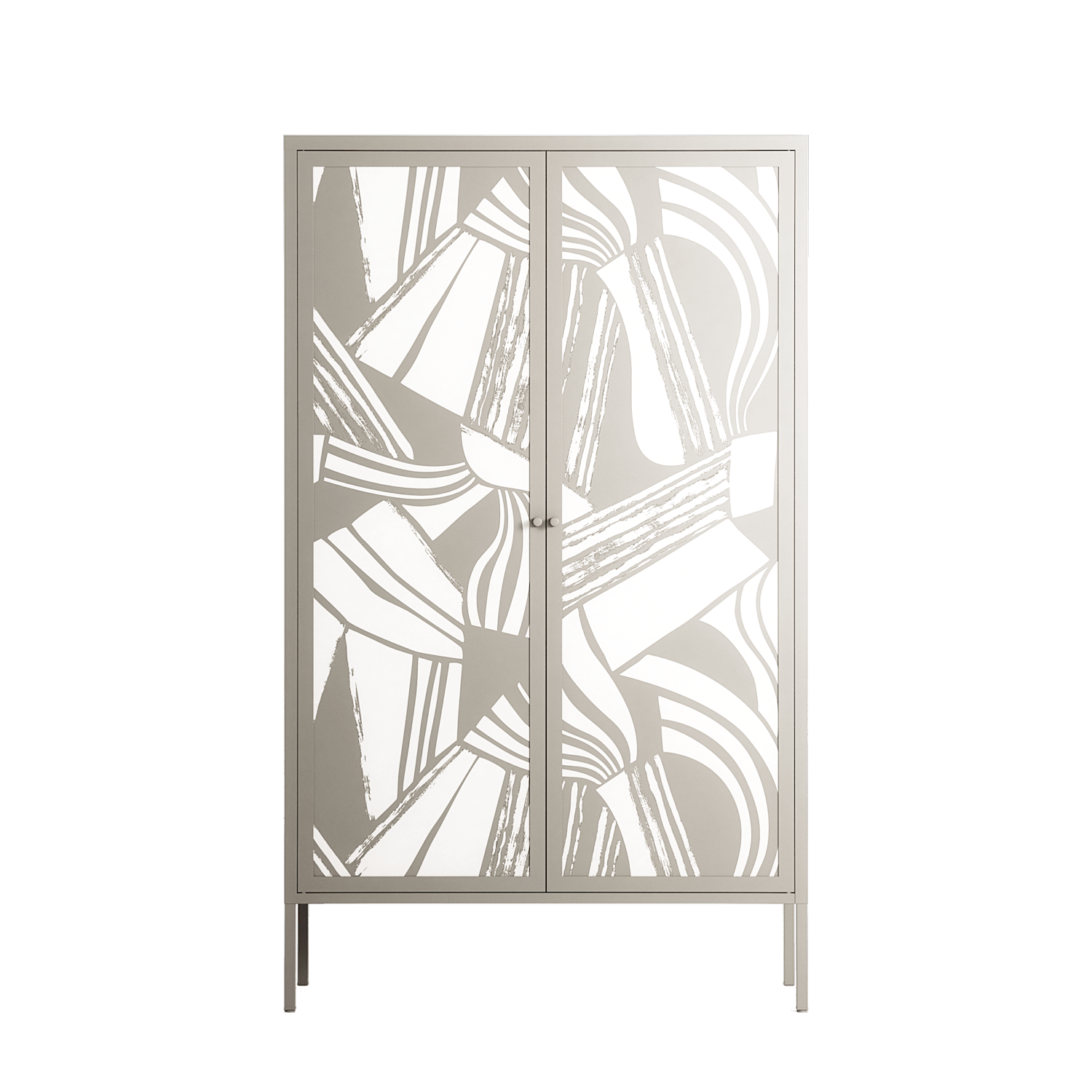Touch the Ground - Cabinet - Amy Suther - Pebble - Overlay Metal