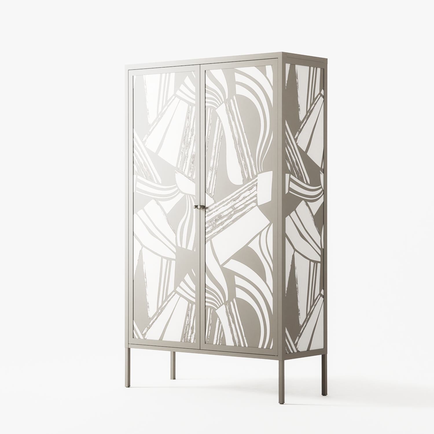 Touch the Ground - Cabinet - Amy Suther - Pebble - Overlay Metal