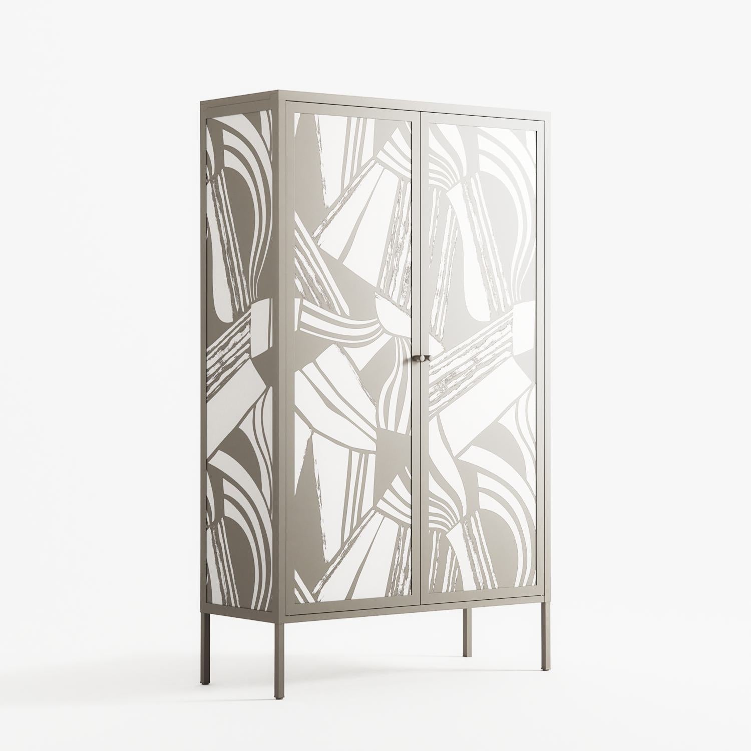 Touch the Ground - Cabinet - Amy Suther - Pebble - Overlay Metal