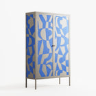 Santorini - Cabinet - Amy Suther - Pebble - Overlay Metal