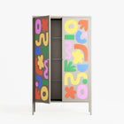 Fun Shapes - Cabinet - Sandra Hutter - Pebble - Overlay Metal