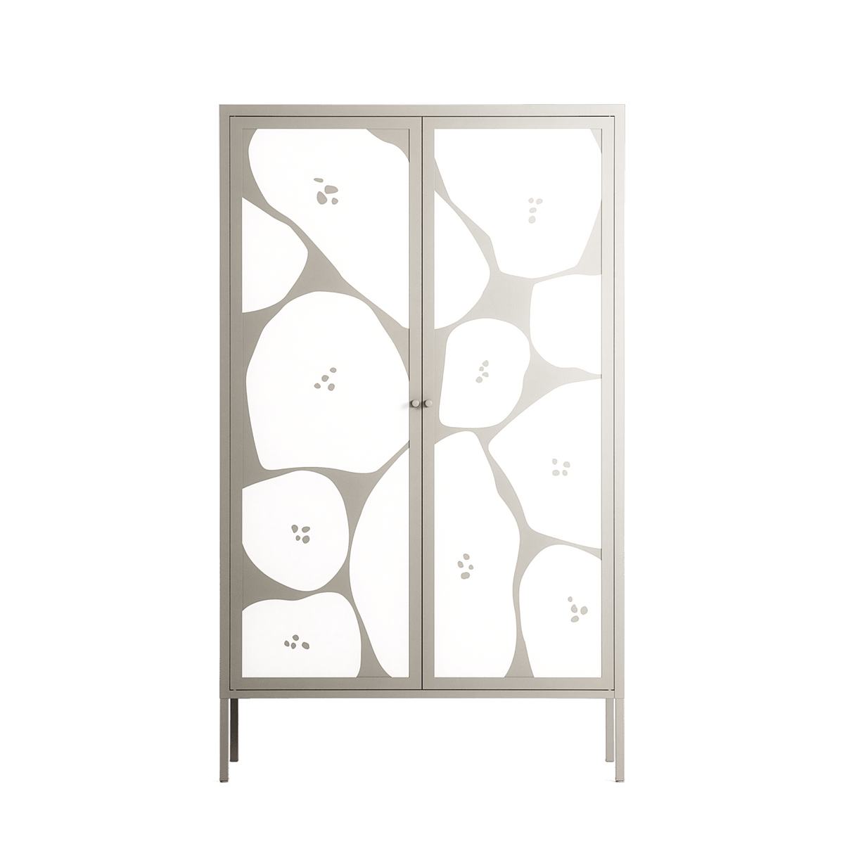 Stones - Cabinet - Magdalena Marchocka - Pebble - Overlay Metal