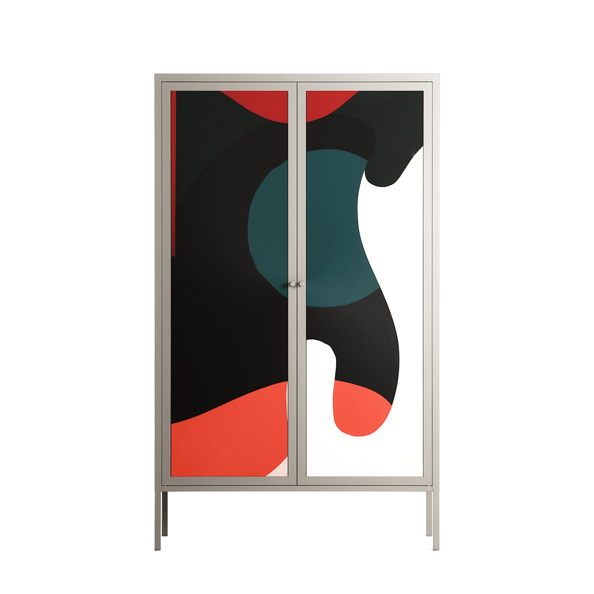 Plume - Cabinet - Rikki Hewitt - Pebble - Overlay Metal