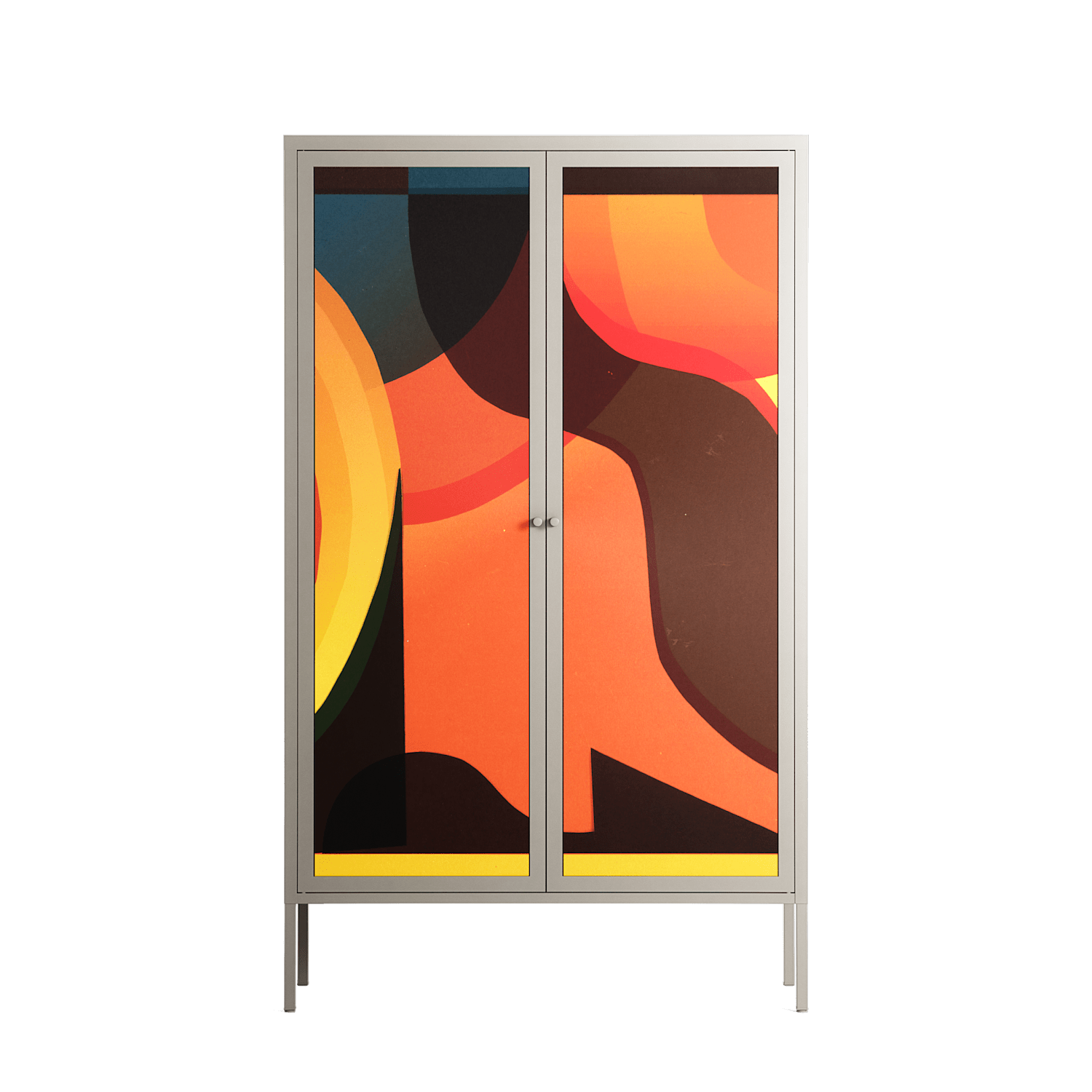 Swift - Cabinet - Rikki Hewitt - Pebble - Overlay Metal