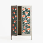 Blooming Folk Garden - Cabinet - Sandra Hutter - Pebble - Overlay Metal