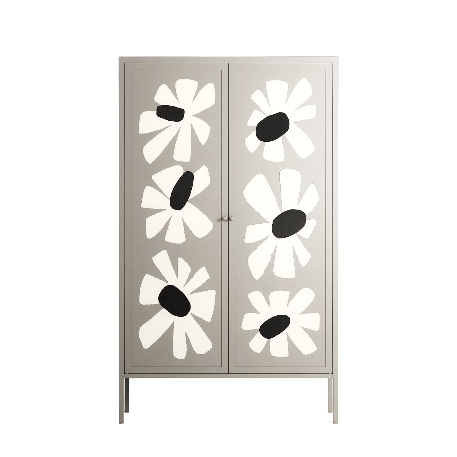 No Stress - Cabinet - Magdalena Marchocka - Pebble - Overlay Metal