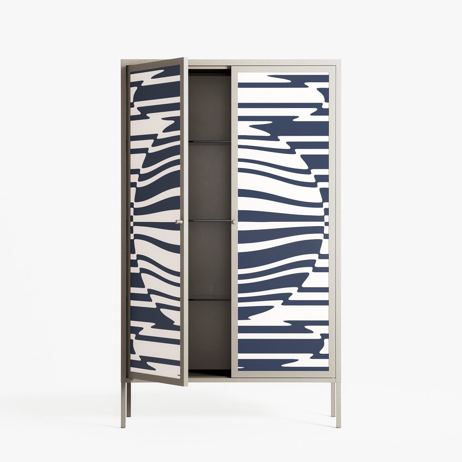 Wave Lens - Cabinet - Oluwaseyi Samuel Adebayo - Pebble - Overlay Metal