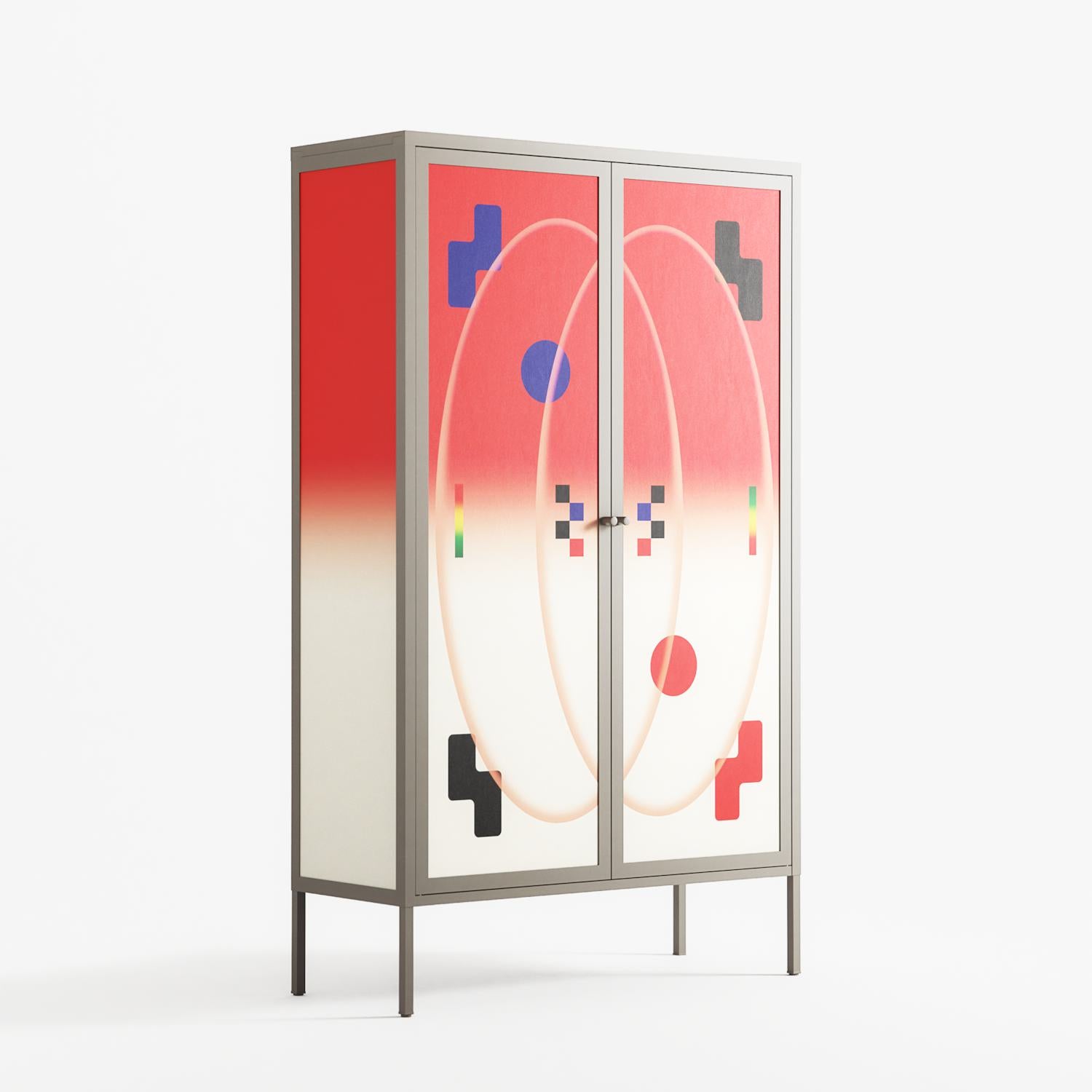 Parallel Mirage - Cabinet - Oluwaseyi Samuel Adebayo  - Pebble - Overlay Metal