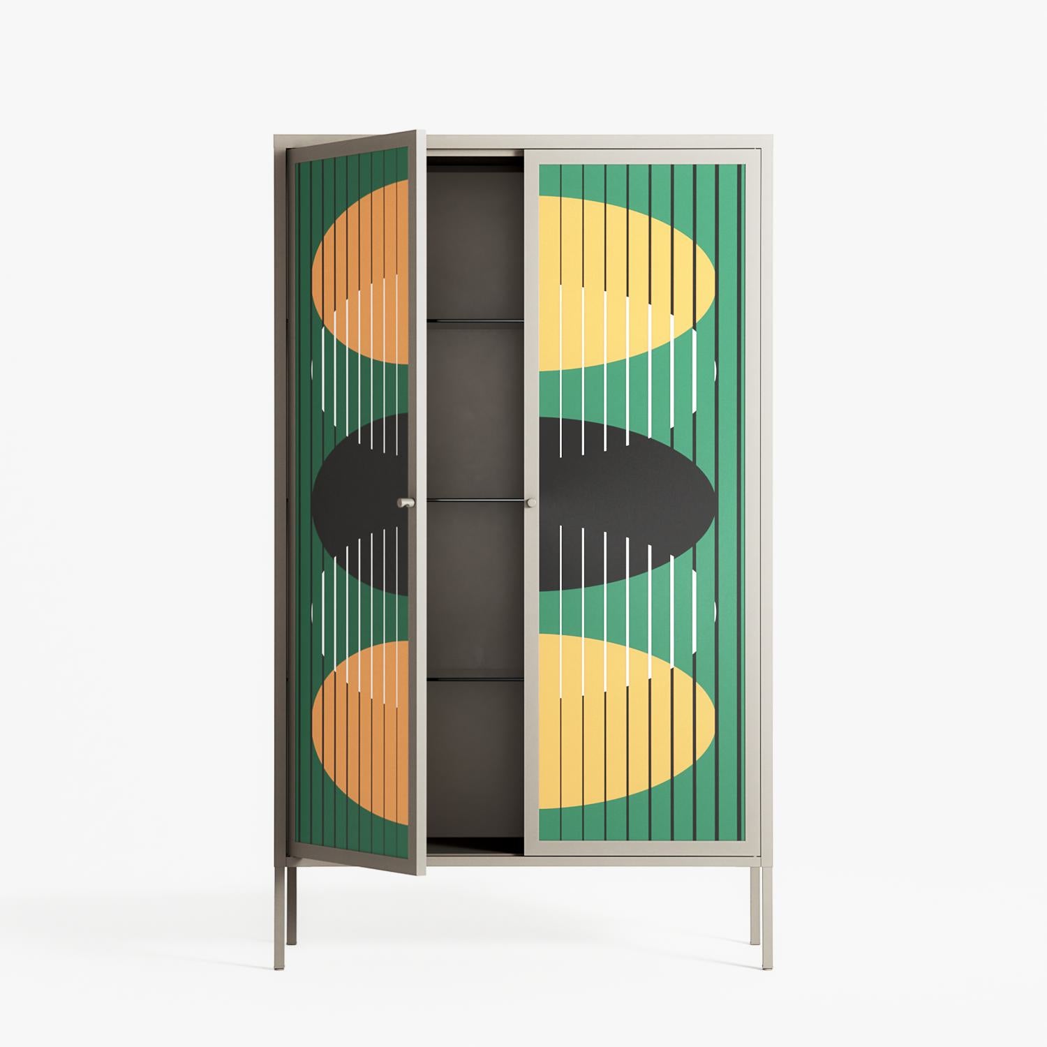 Soul Split - Cabinet - Oluwaseyi Samuel Adebayo - Pebble - Overlay Metal