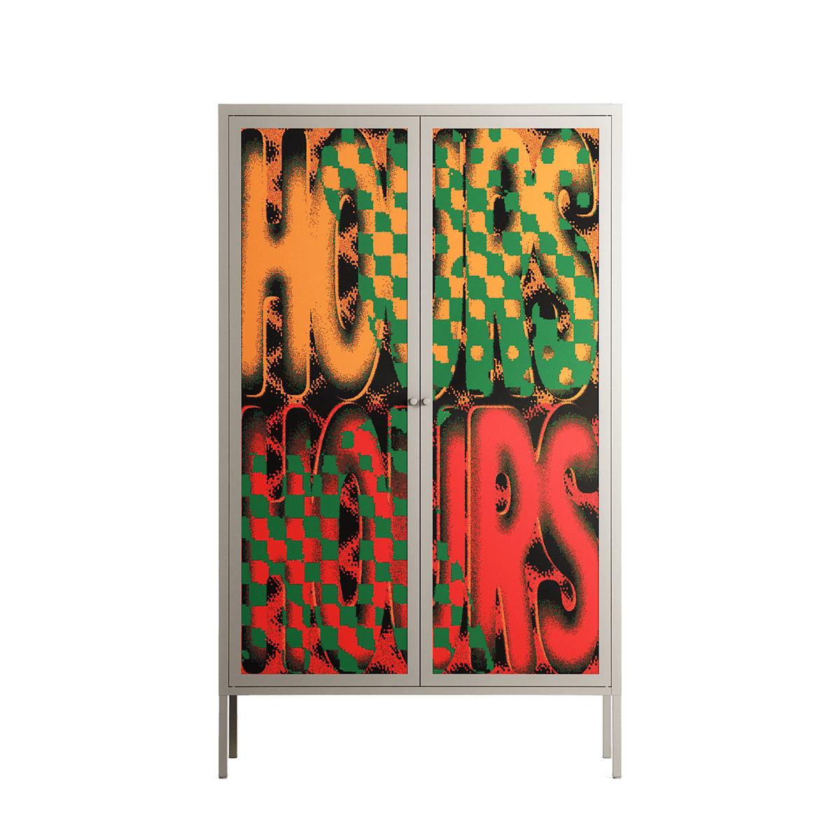 Hours - Cabinet - Oluwaseyi Samuel Adebayo - Pebble - Overlay Metal