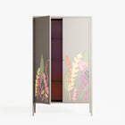 Abstract Flower Garden - Cabinet - Raissa Oltmanns - Pebble - Overlay Metal