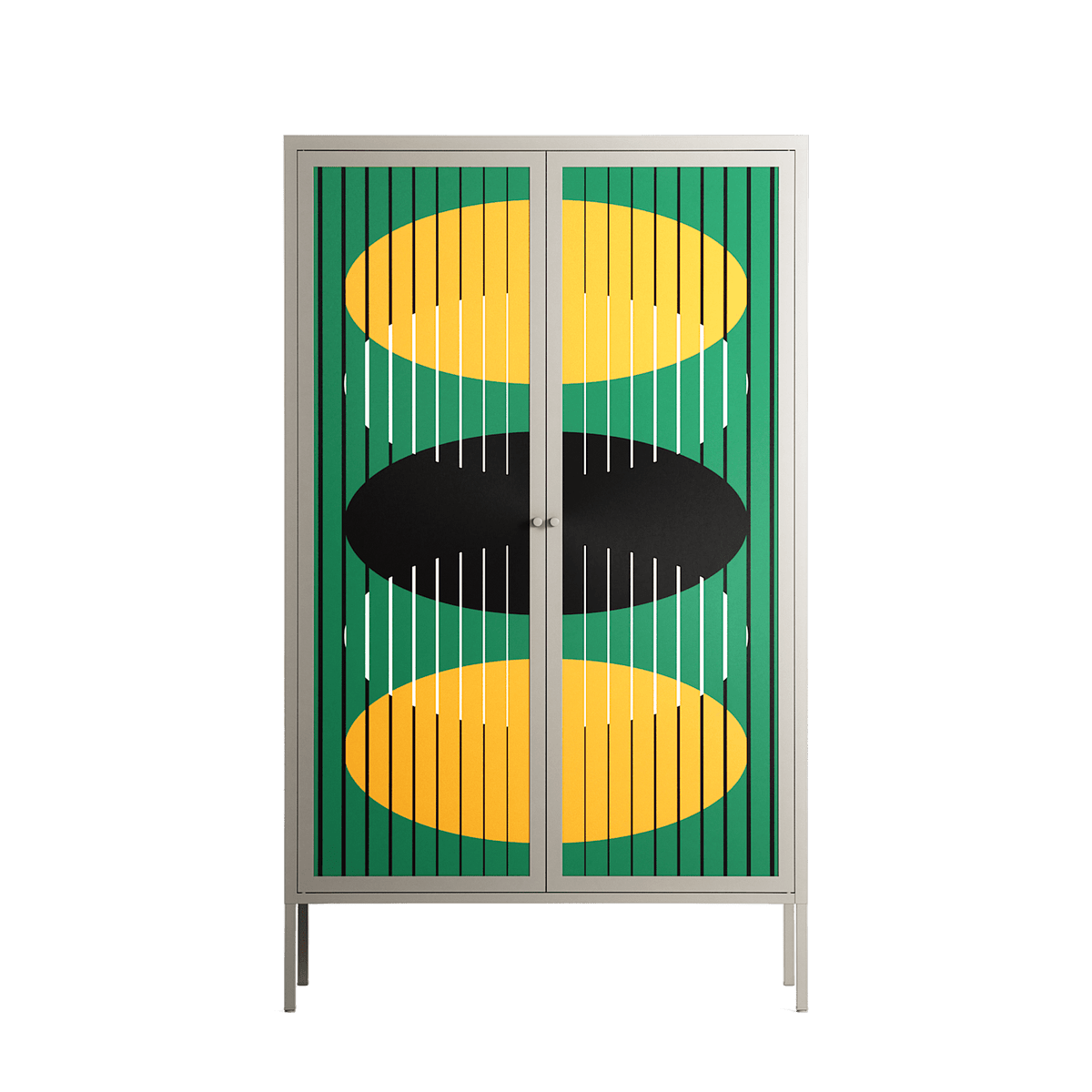 Soul Split - Cabinet - Oluwaseyi Samuel Adebayo - Pebble - Overlay Metal