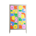 Fun Shapes - Cabinet - Sandra Hutter - Pebble - Overlay Metal