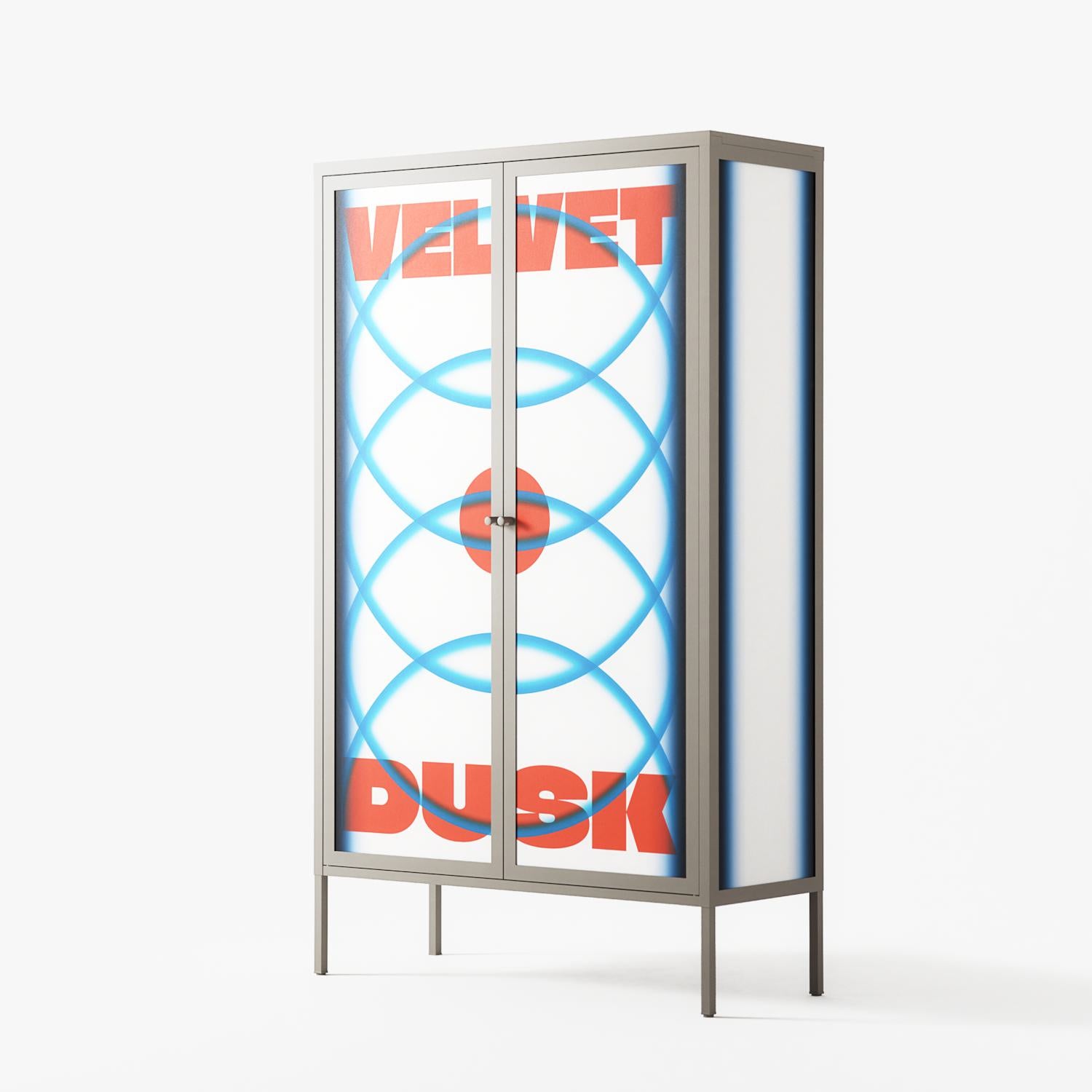 Velvet Dusk - Cabinet - Oluwaseyi Samuel Adebayo - Pebble - Overlay Metal