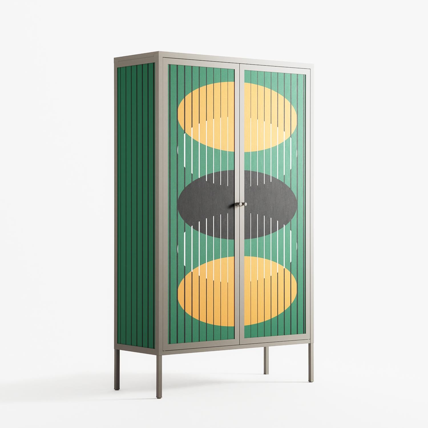 Soul Split - Cabinet - Oluwaseyi Samuel Adebayo - Pebble - Overlay Metal