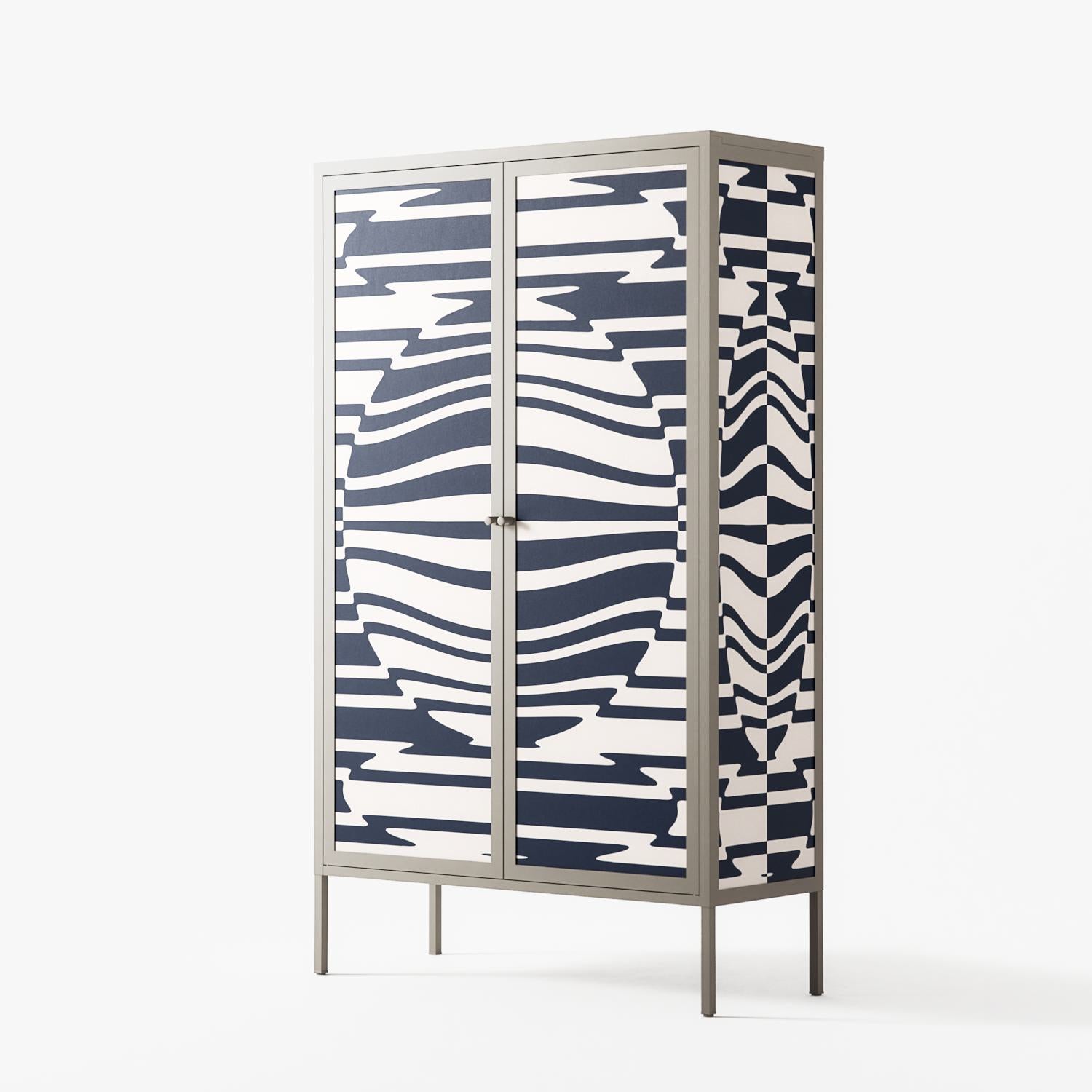 Wave Lens - Cabinet - Oluwaseyi Samuel Adebayo - Pebble - Overlay Metal