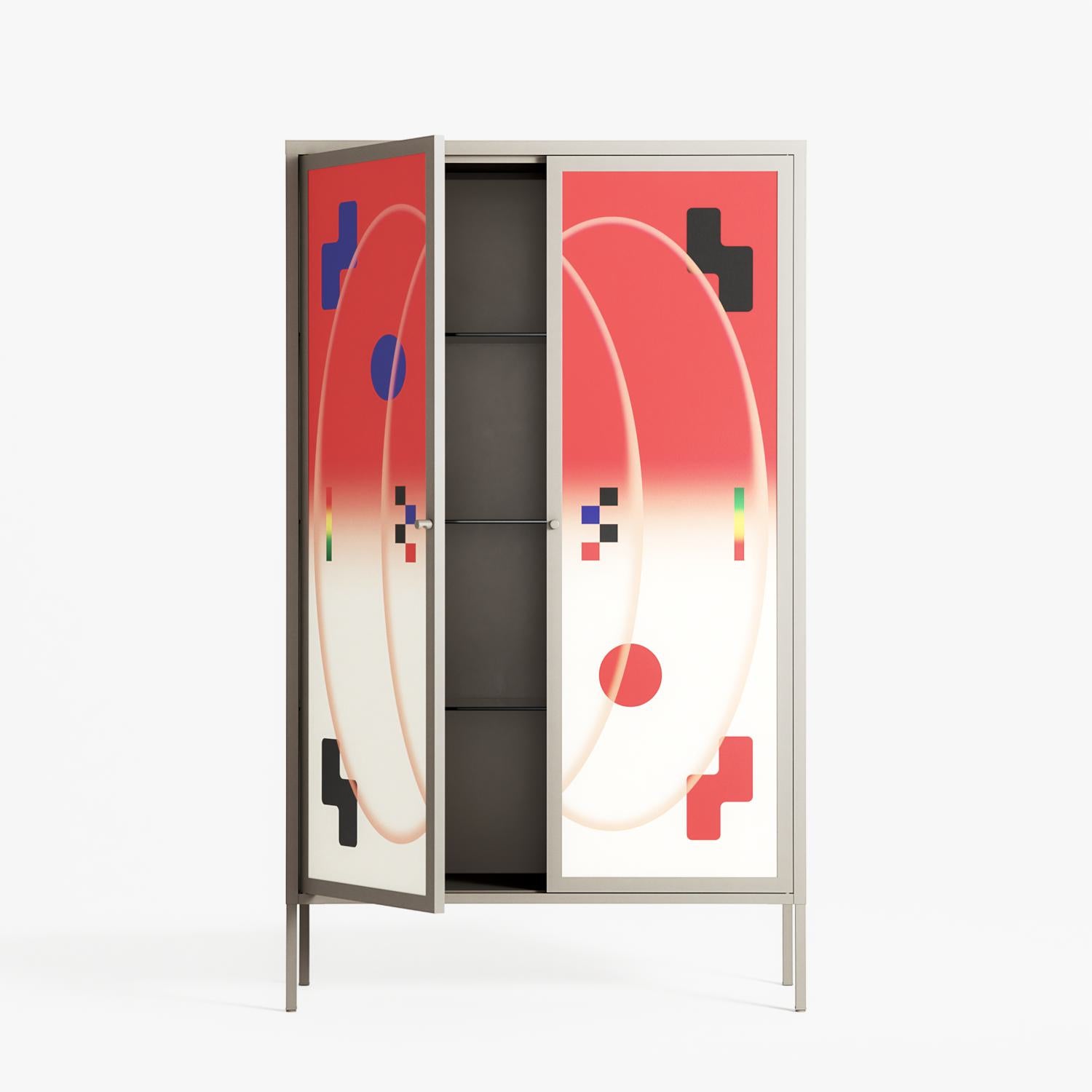 Parallel Mirage - Cabinet - Oluwaseyi Samuel Adebayo  - Pebble - Overlay Metal