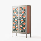Blooming Folk Garden - Cabinet - Sandra Hutter - Pebble - Overlay Metal
