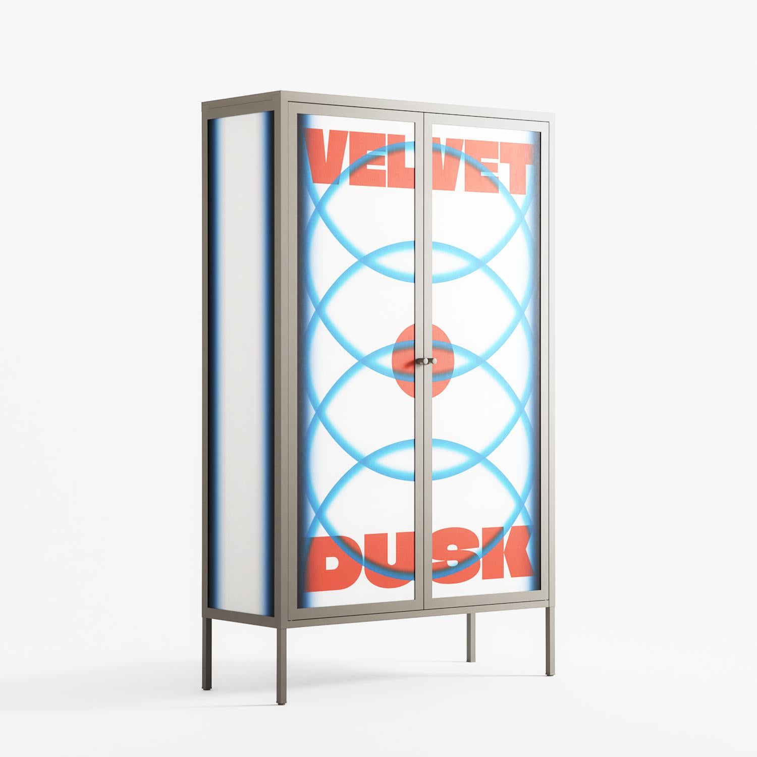 Velvet Dusk - Cabinet - Oluwaseyi Samuel Adebayo - Pebble - Overlay Metal