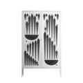 Black Fern - Cabinet - Konrad Blaszczyk - Chalk - Overlay Metal