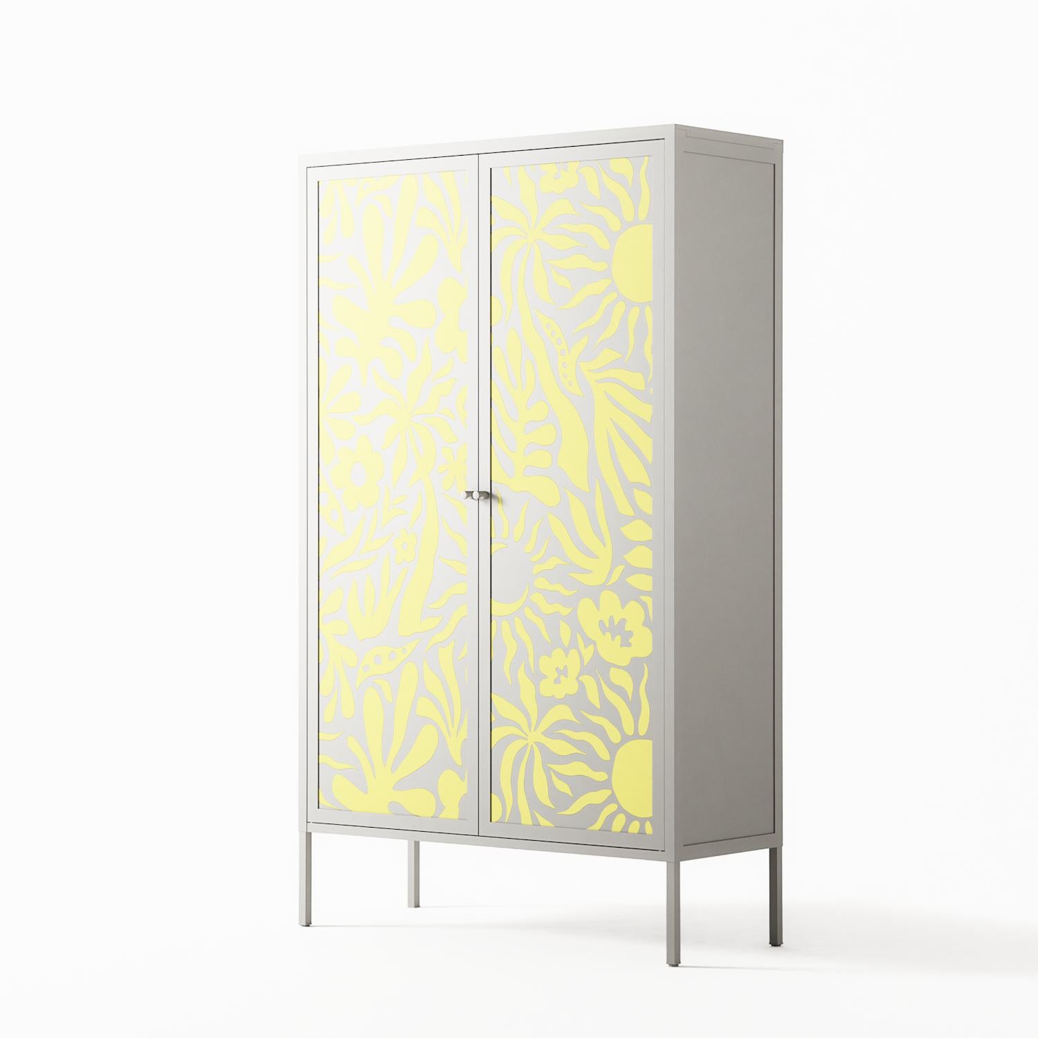 Summer Sensation - Cabinet - Amy Suther - Chalk - Overlay Metal