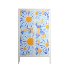 Bellis Bounty - Cabinet - Amy Suther - Chalk - Overlay Metal