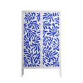 Botanica Blue - Cabinet - Amy Suther - Chalk - Overlay Metal