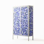 Botanica Blue - Cabinet - Amy Suther - Chalk - Overlay Metal