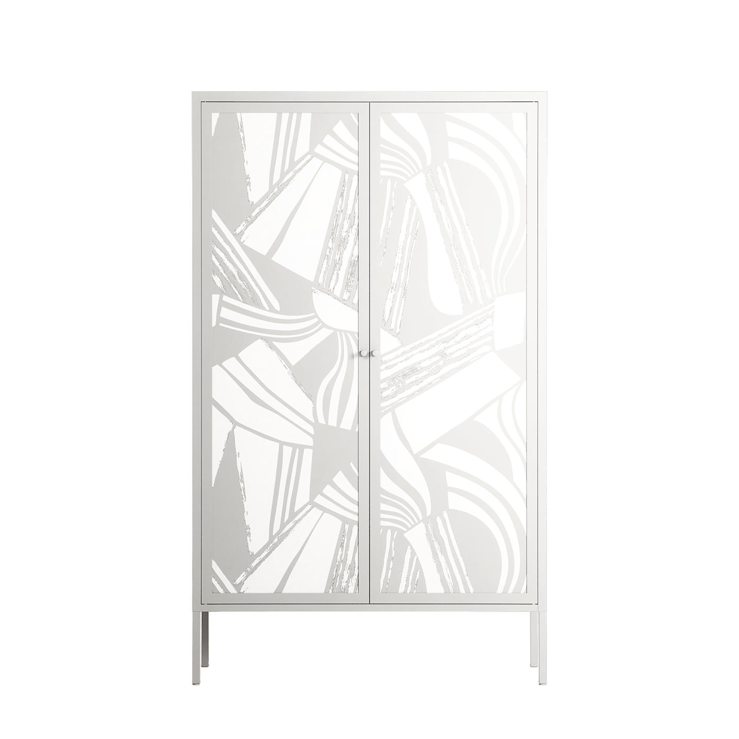 Touch the Ground - Cabinet - Amy Suther - Chalk - Overlay Metal