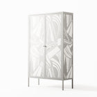 Touch the Ground - Cabinet - Amy Suther - Chalk - Overlay Metal
