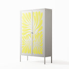 Alaria - Cabinet - Amy Suther - Chalk - Overlay Metal
