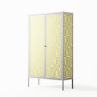 Curvatine - Cabinet - Amy Suther - Chalk - Overlay Metal