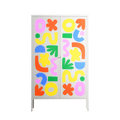 Fun Shapes - Cabinet - Sandra Hutter - Chalk - Overlay Metal